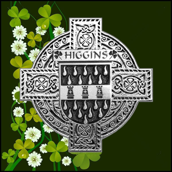 Higgins Irish Coat of Arms Sporran, Genuine Leather