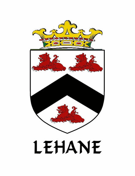 Lehane Irish Coat of Arms Sporran, Genuine Leather