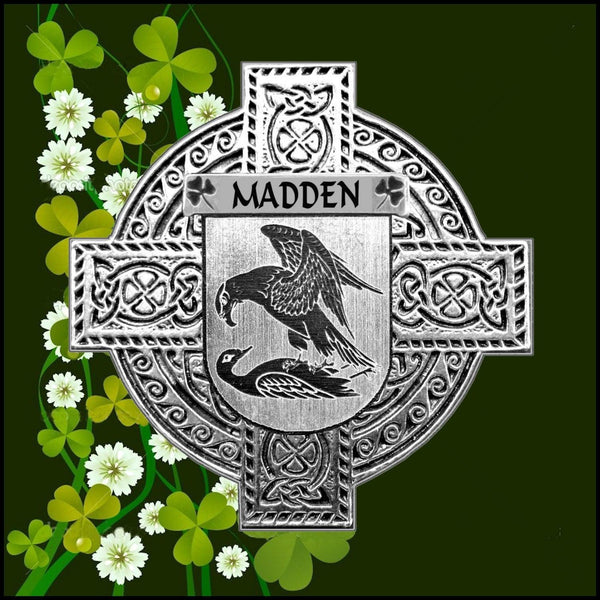 Madden Irish Coat of Arms Sporran, Genuine Leather