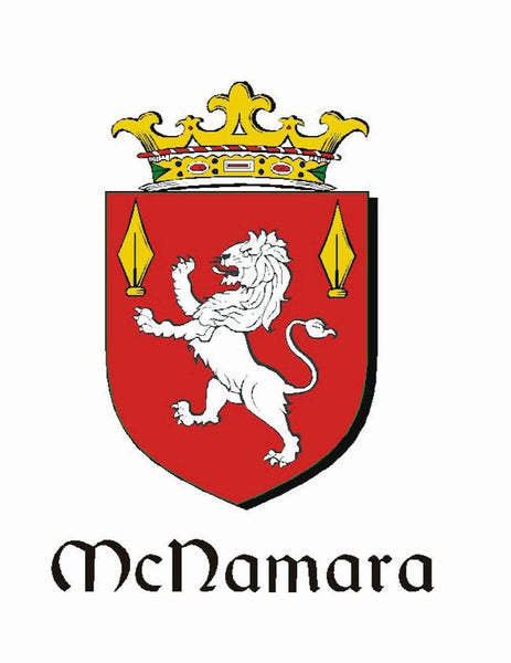 McNamara Irish Coat of Arms Sporran, Genuine Leather