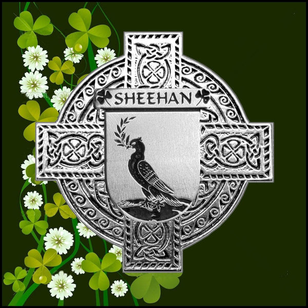 Sheehan Irish Coat of Arms Sporran, Genuine Leather