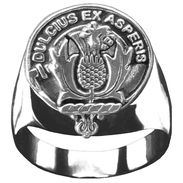 Ferguson Scottish Clan Crest Ring GC100  ~  Sterling Silver and Karat Gold