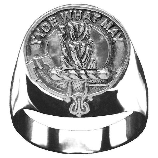 Haig Scottish Clan Crest Ring GC100  ~  Sterling Silver and Karat Gold