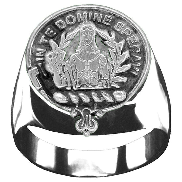 Lyon Scottish Clan Crest Ring GC100  ~  Sterling Silver and Karat Gold