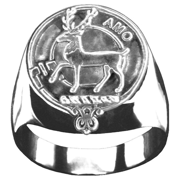 Scott Scottish Clan Crest Ring GC100  ~  Sterling Silver and Karat Gold