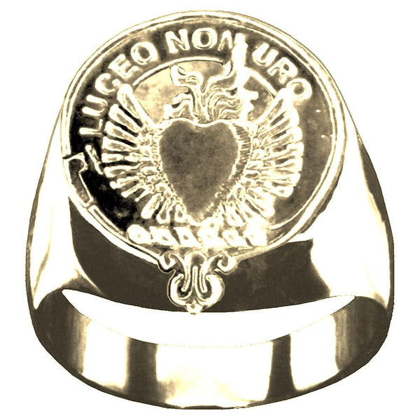 Smith Clan Crest Ring GC100  ~  Sterling Silver and Karat Gold