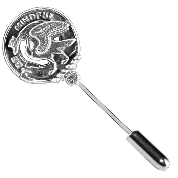 Campbell (Calder) Clan Crest Stick or Cravat pin, Sterling Silver