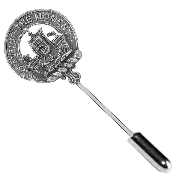 Duncan Sketraw  Clan Crest Stick or Cravat pin, Sterling Silver