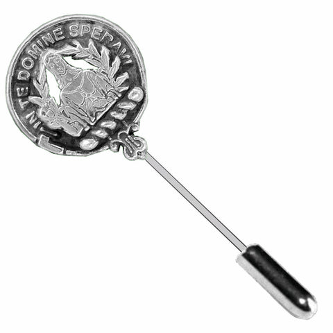 Lyon Clan Crest Stick or Cravat pin, Sterling Silver