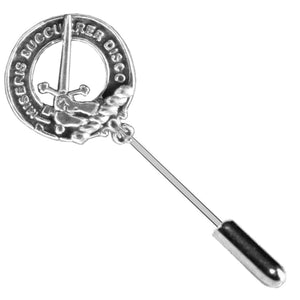 MacMillan Clan Crest Stick or Cravat pin, Sterling Silver