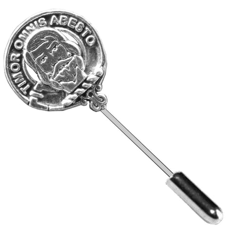 MacNab Clan Crest Stick or Cravat pin, Sterling Silver