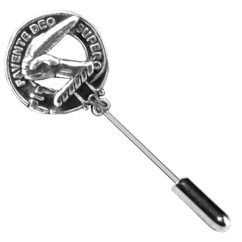 Mitchell Clan Crest Stick or Cravat pin, Sterling Silver
