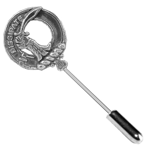 Scrymgeour Clan Crest Stick or Cravat pin, Sterling Silver
