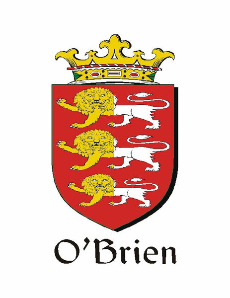 O'Brien Irish Coat of Arms Black Pocket Watch