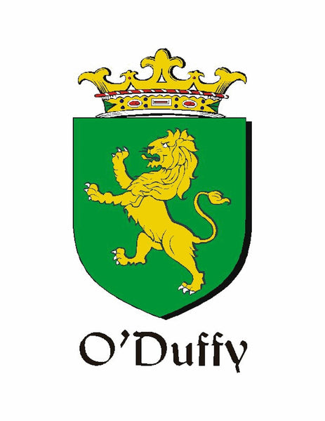 Duffy Irish Coat of Arms Black Pocket Watch