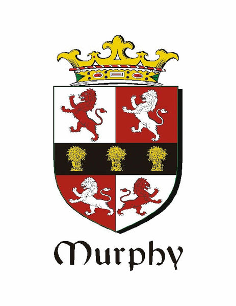Murphy Irish Coat of Arms Black Pocket Watch