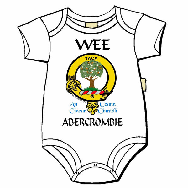 Abercrombie Scottish Clan Crest Baby Jumper