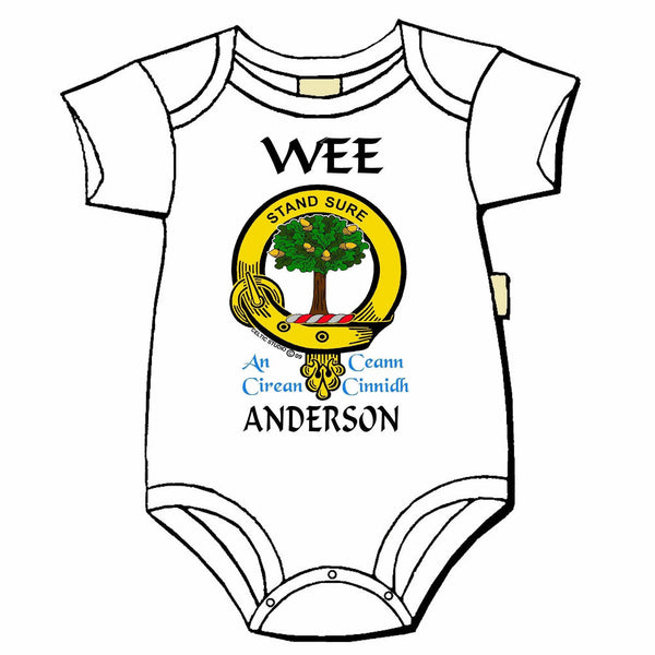 Anderson Scottish Clan Crest Baby Jumper