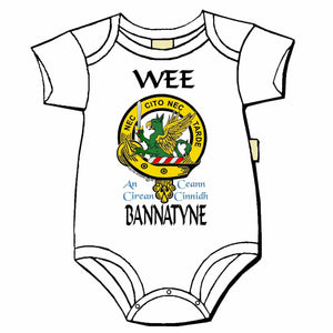 Bannatyne Scottish Clan Crest Baby Jumper