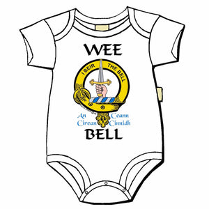 Bell Scottish Clan Crest Baby Jumper