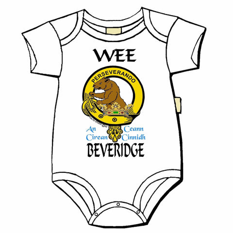 Beveridge Scottish Clan Crest Baby Jumper