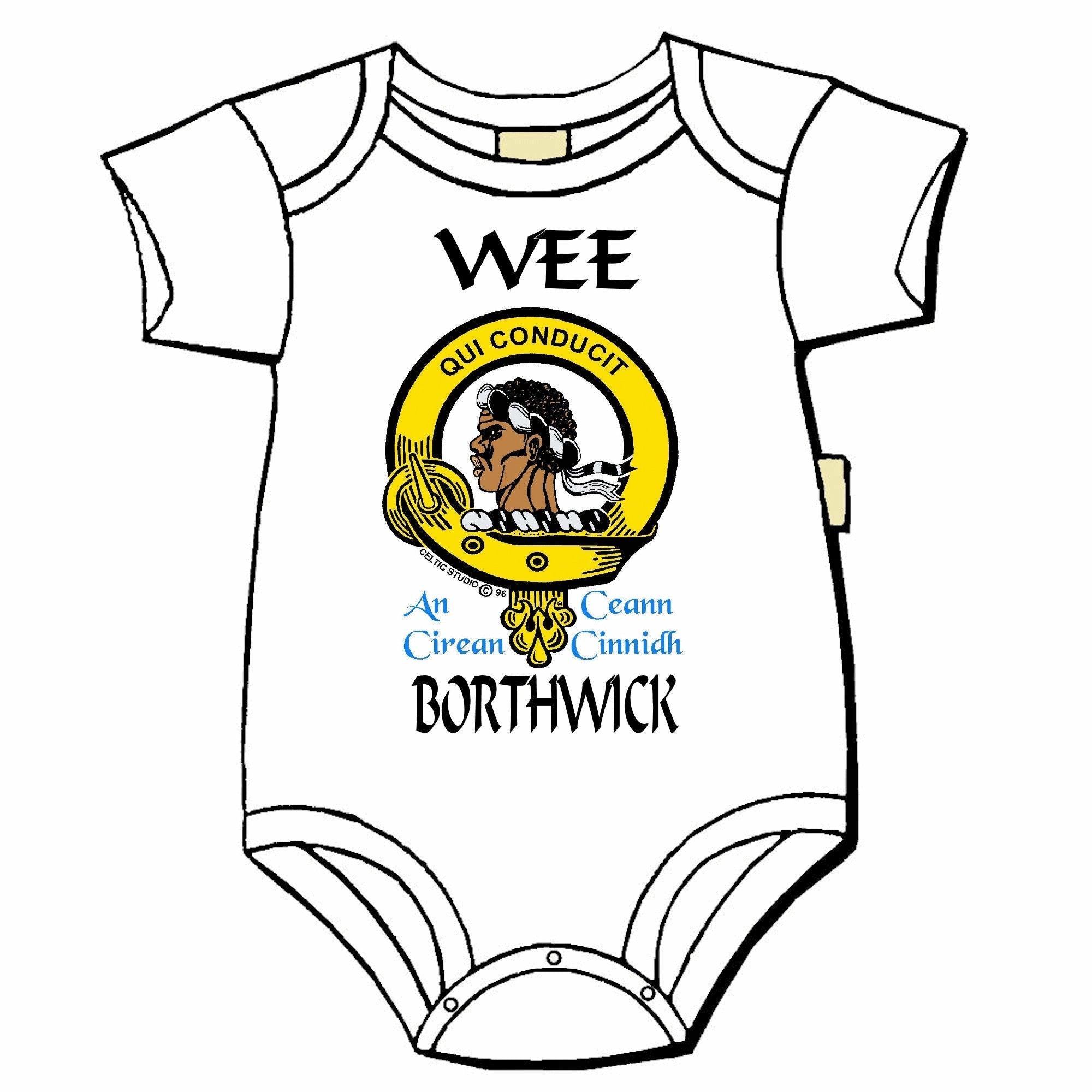 Borthwick Scottish Clan Crest Baby Jumper