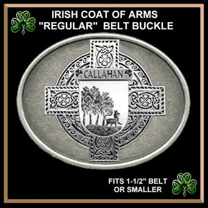 Callahan Irish Coat of Arms Regular Buckle