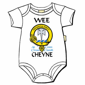 Cheyne Scottish Clan Crest Baby Jumper