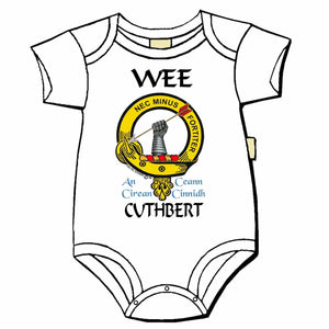 Cuthbert Scottish Clan Crest Baby Jumper