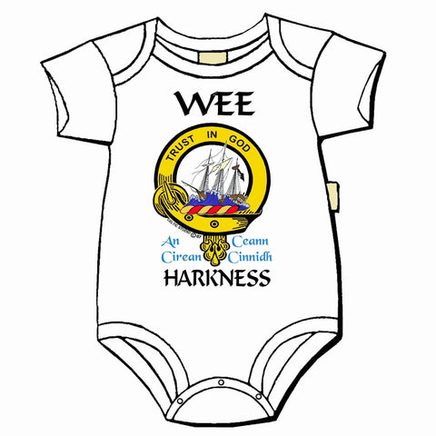Harkness Scottish Clan Crest Baby Jumper