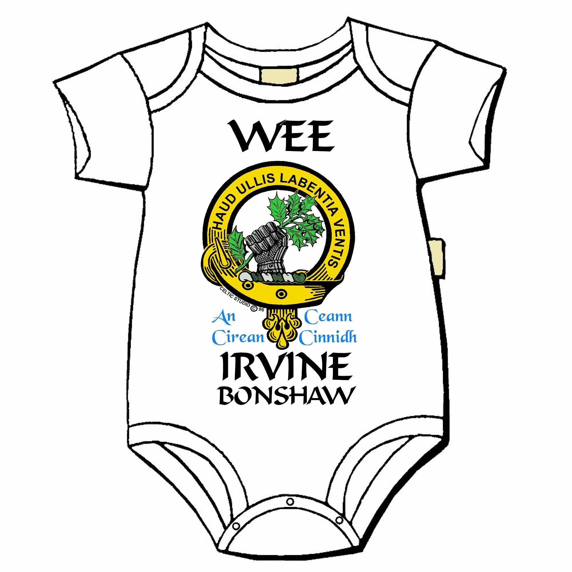 Irvine (Bonshaw) Scottish Clan Crest Baby Jumper