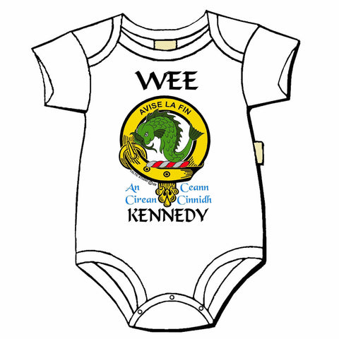 Kennedy  Scottish Clan Crest Baby Jumper