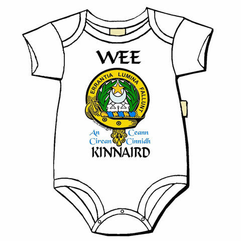 Kinnaird Scottish Clan Crest Baby Jumper