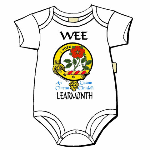 Learmonth Scottish Clan Crest Baby Jumper