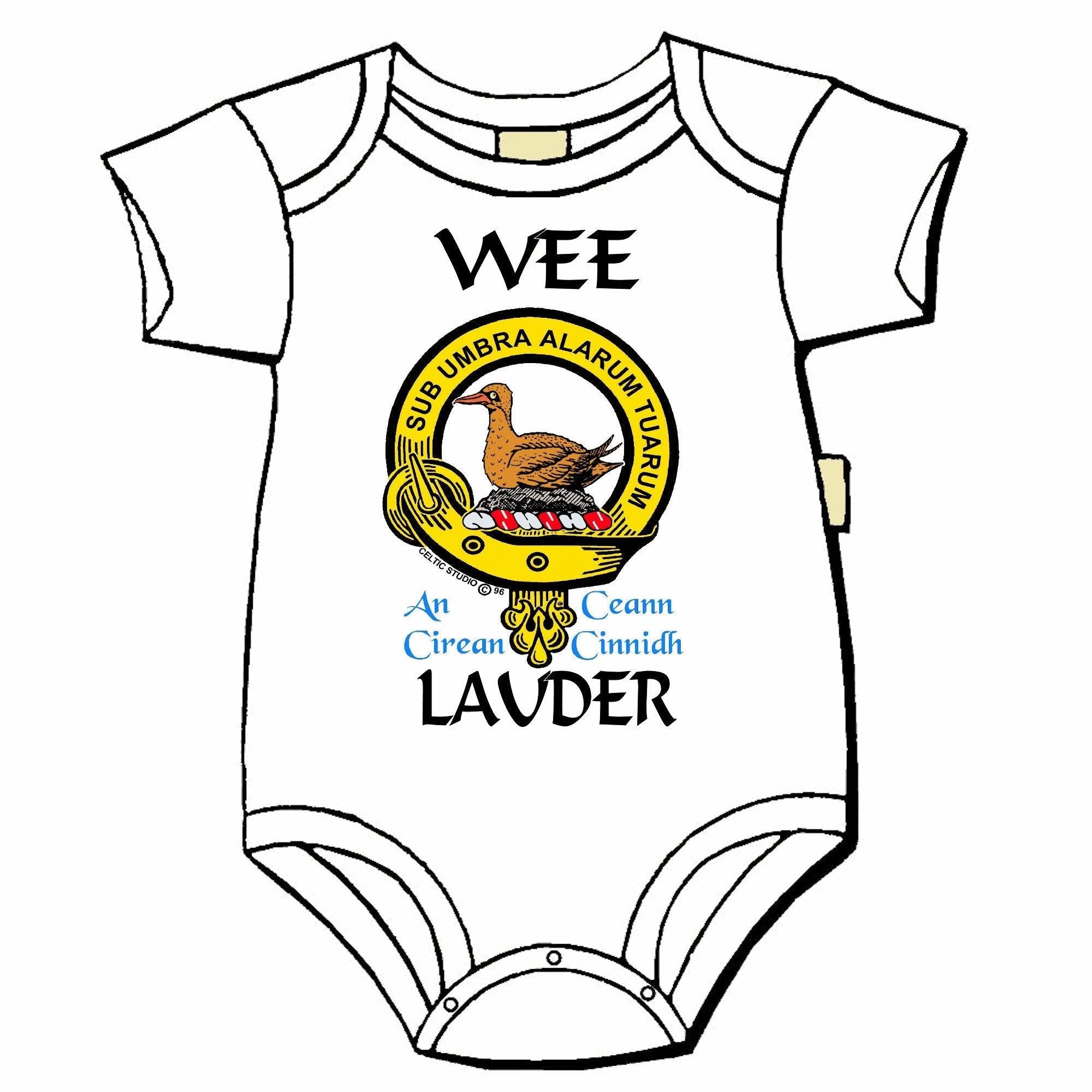Lauder Scottish Clan Crest Baby Jumper