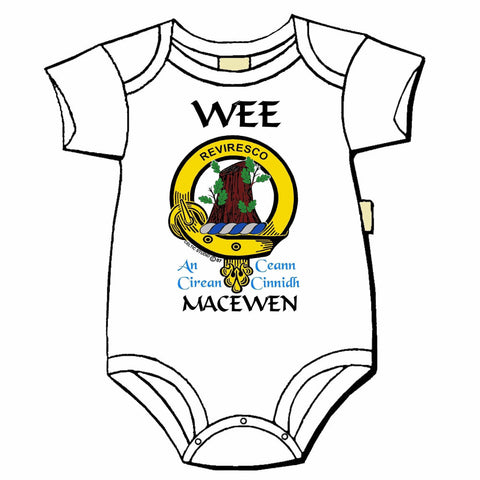 MacEwen Scottish Clan Crest Baby Jumper