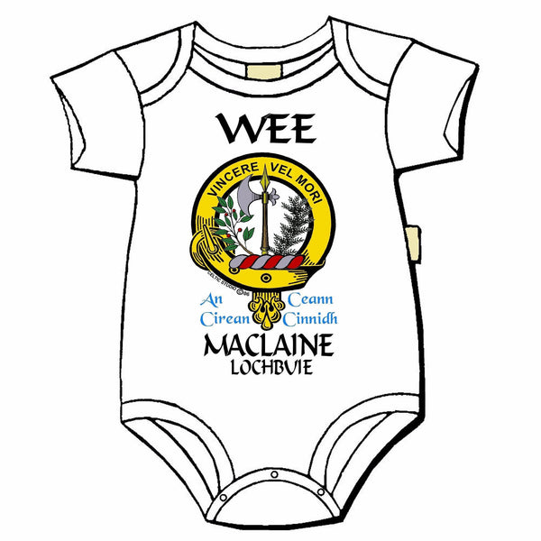 MacLaine Lochbuie Scottish Clan Crest Baby Jumper