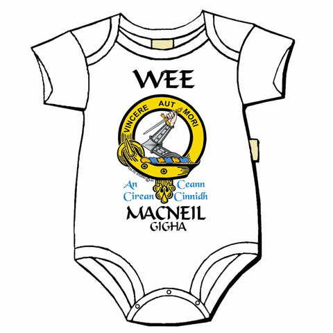 MacNeil Gigha Scottish Clan Crest Baby Jumper