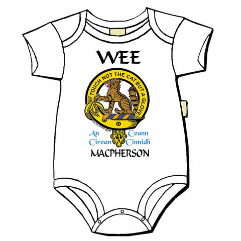 MacPherson Scottish Clan Crest Baby Jumper
