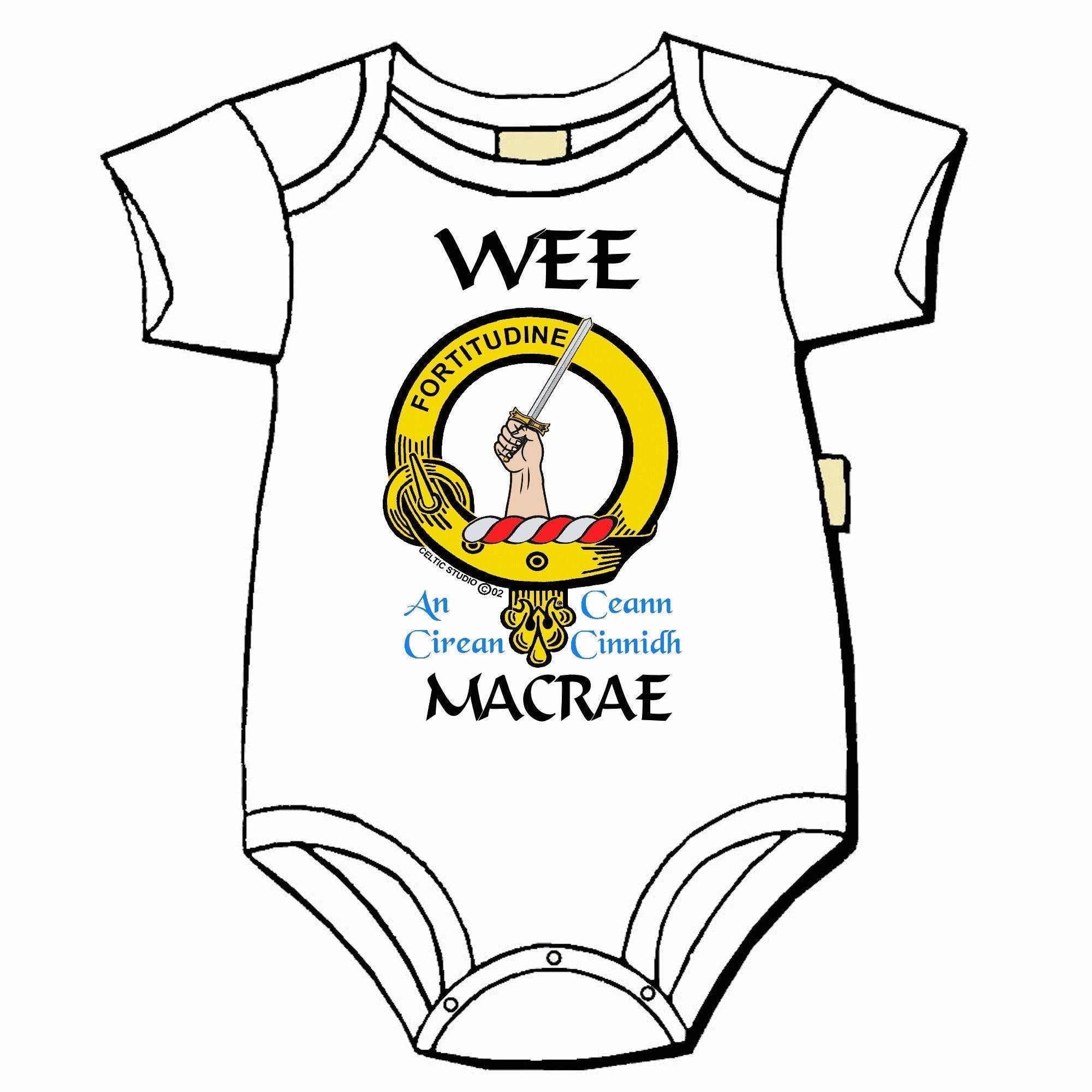 MacRae  Scottish Clan Crest Baby Jumper