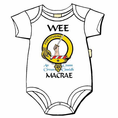 MacRae  Scottish Clan Crest Baby Jumper