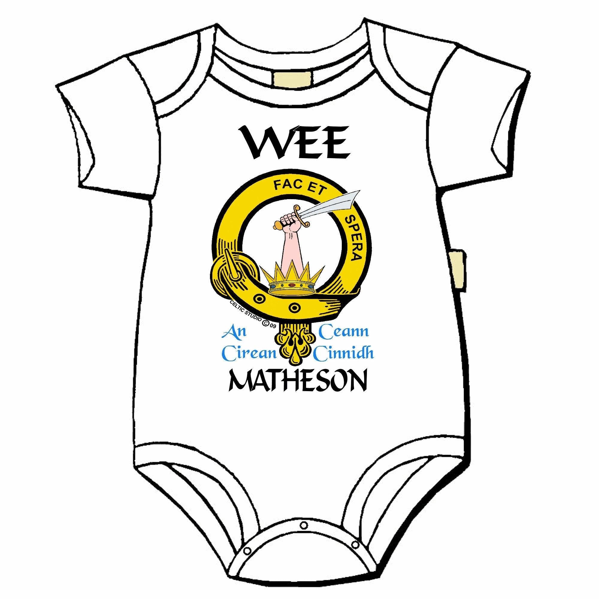 Matheson Scottish Clan Crest Baby Jumper