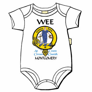 Montgomery Scottish Clan Crest Baby Jumper