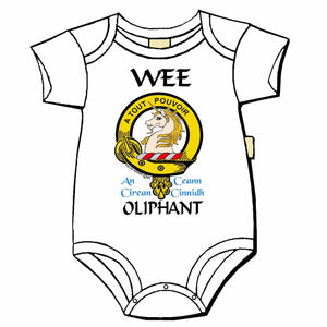 Oliphant Scottish Clan Crest Baby Jumper