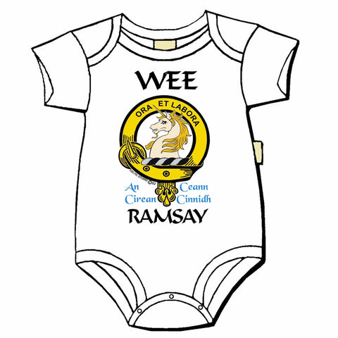 Ramsay Scottish Clan Crest Baby Jumper