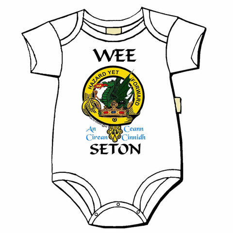 Seton Scottish Clan Crest Baby Jumper