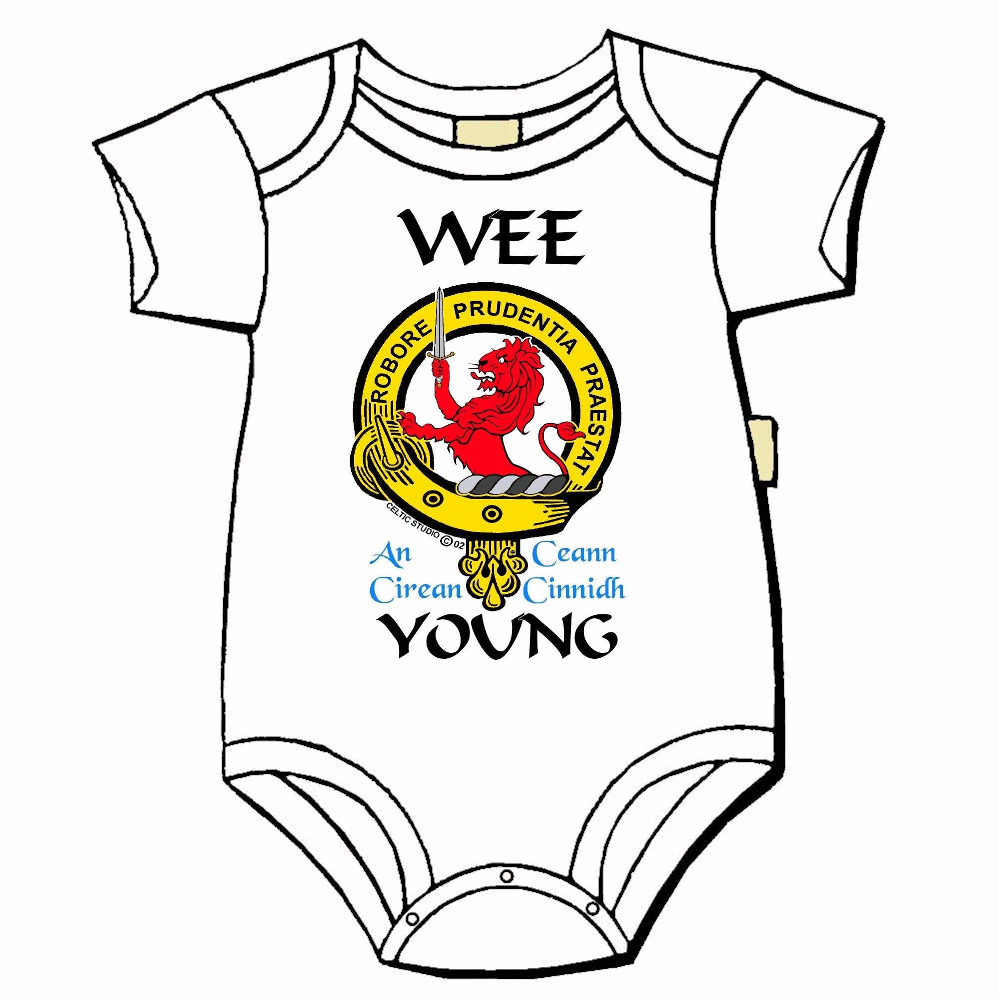 Young Scottish Clan Crest Baby Jumper