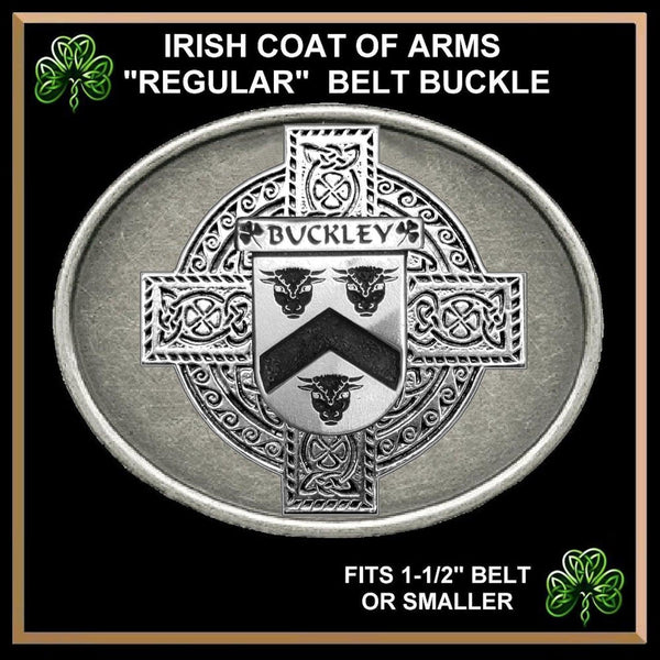 Buckley Irish Coat of Arms Regular Buckle