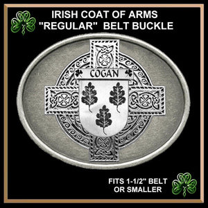 Cogan Irish Coat of Arms Regular Buckle