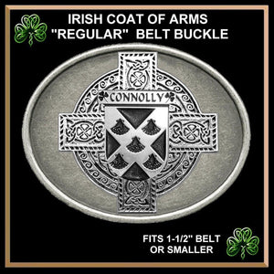 Connolly Irish Coat of Arms Regular Buckle